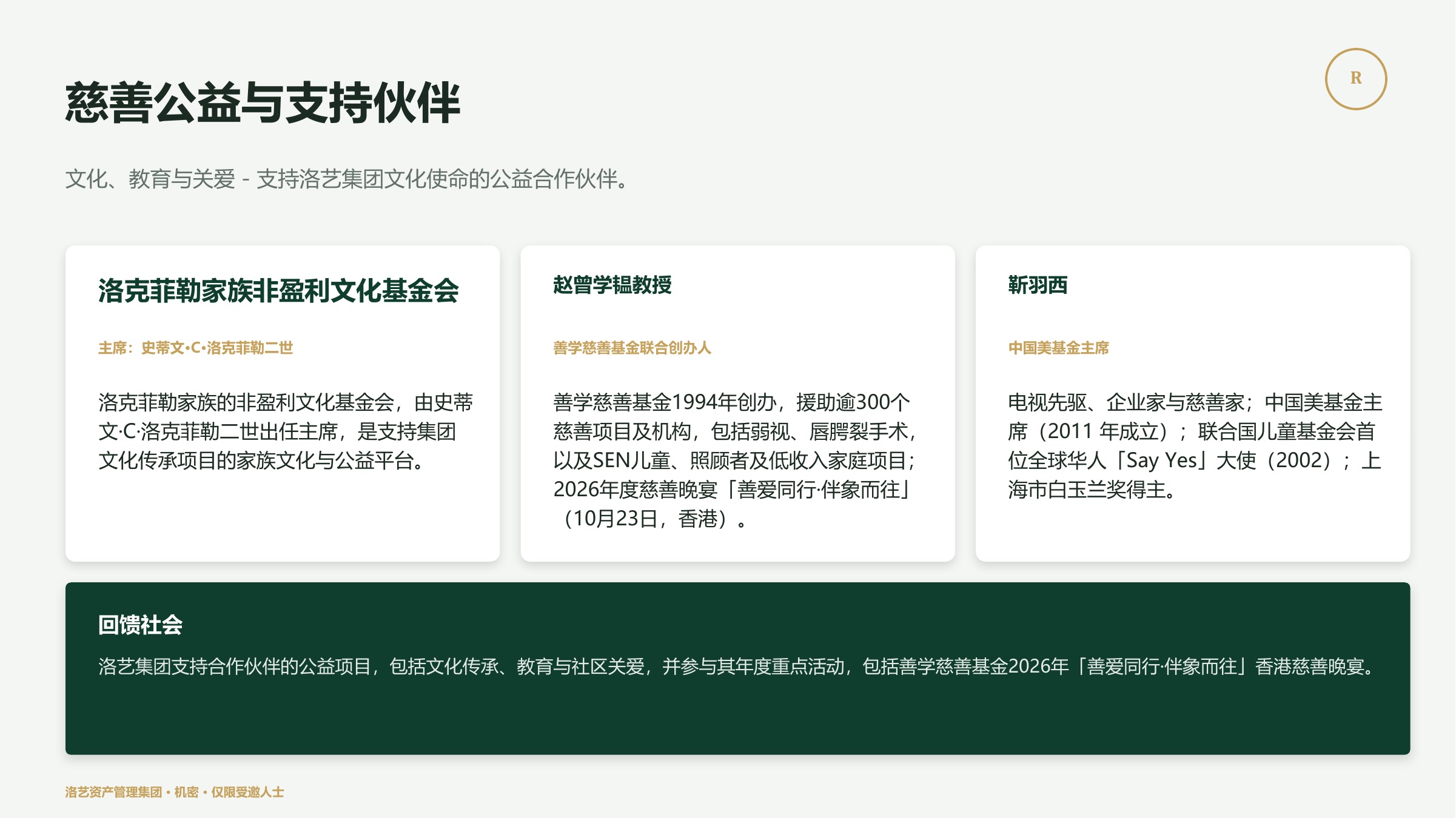 慈善公益与支持伙伴