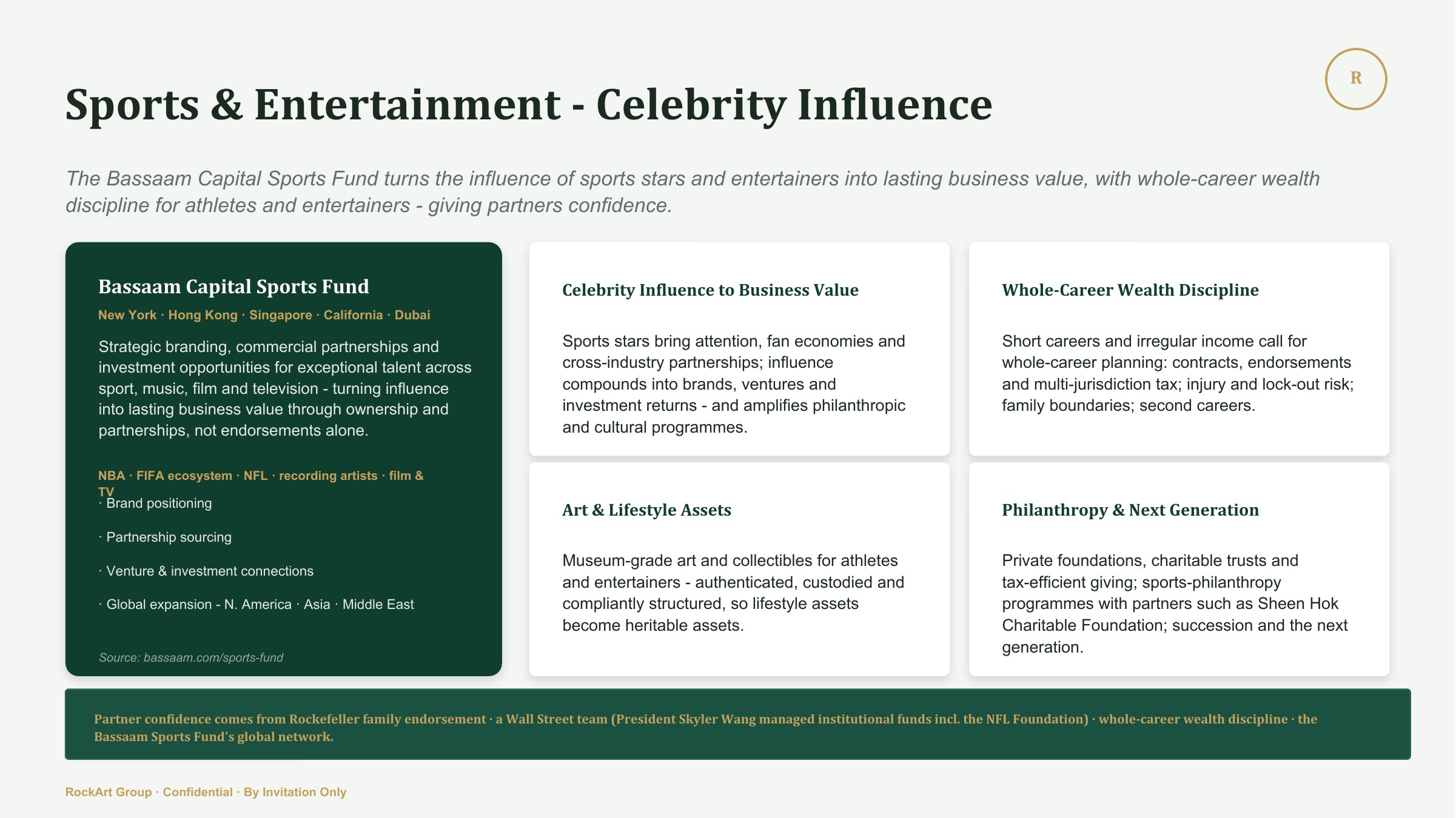 Sports and Entertainment - Celebrity Influence