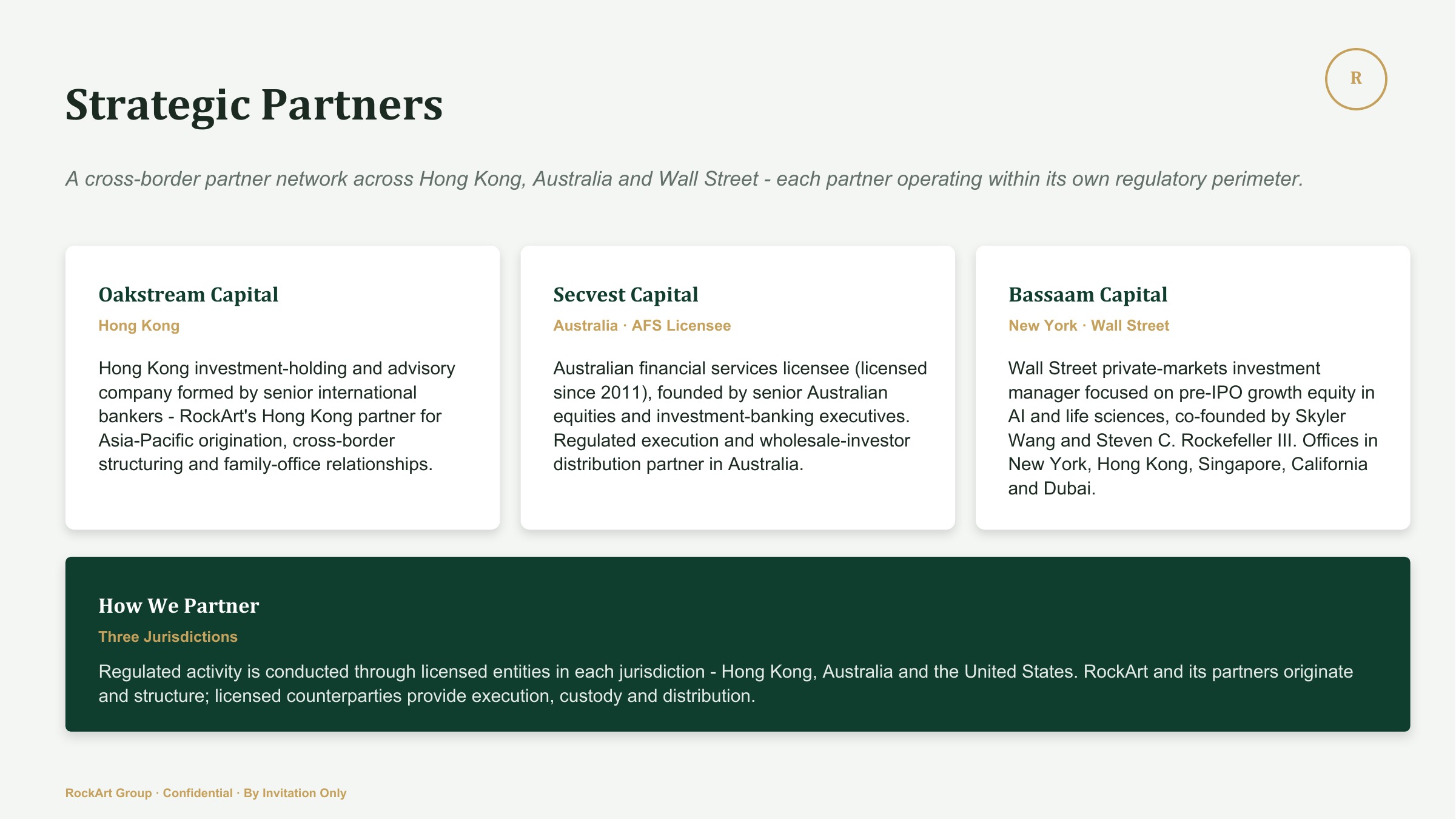 Strategic Partners