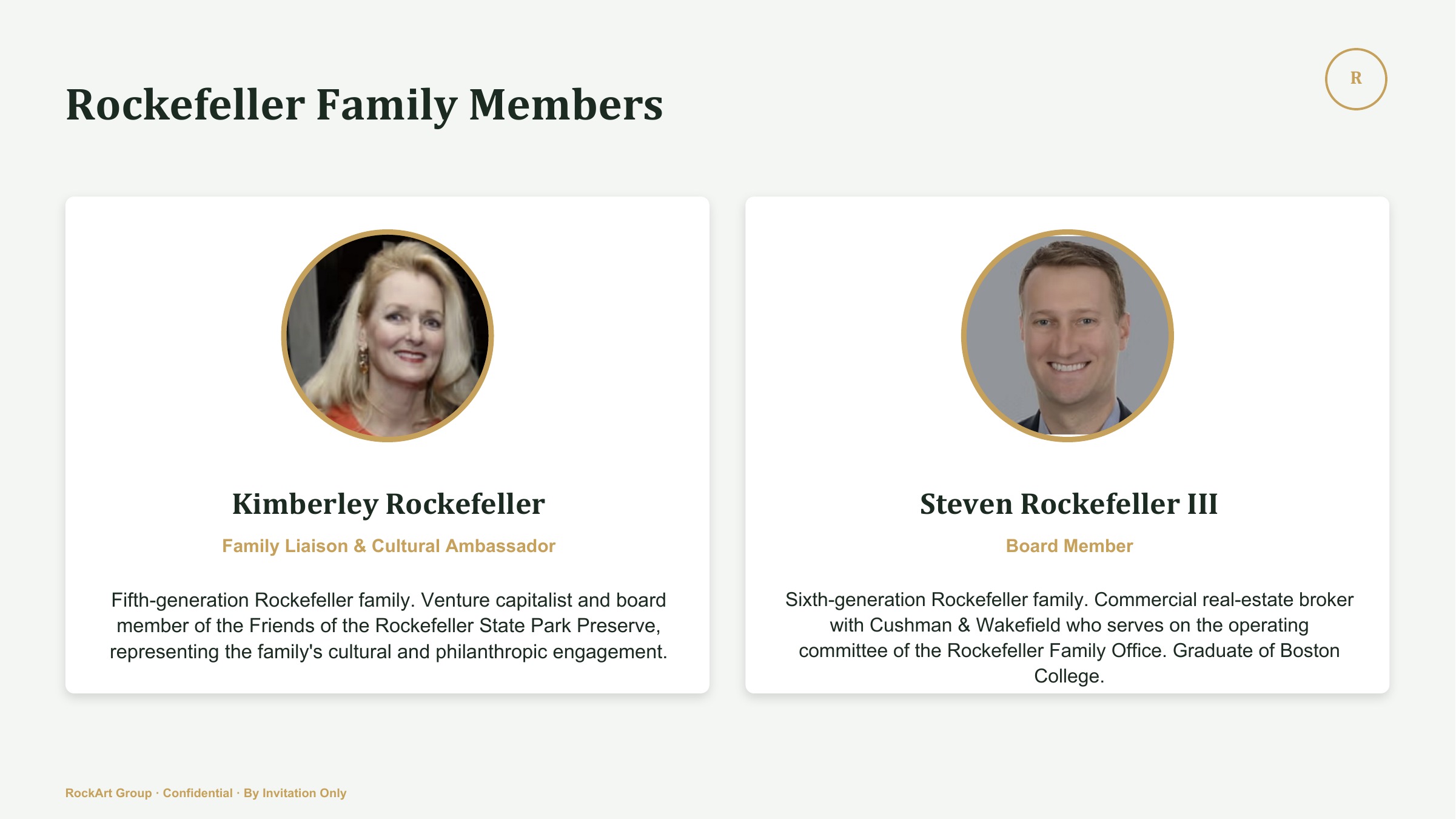 Rockefeller Family Members